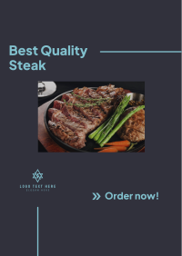 Steak Order Poster Image Preview