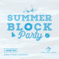 Floating Summer Party Instagram post Image Preview