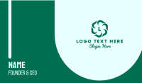 Green Organization Lettermark  Business Card Image Preview