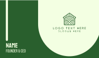 Green Farm House Business Card Design