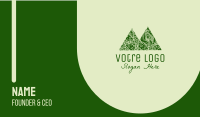 Green Forest Mountain Business Card Image Preview