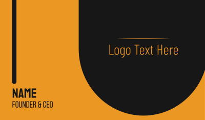 Simple Minimalistic Wordmark Business Card Image Preview