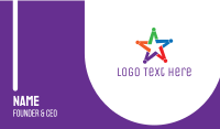 Colorful Star Group Business Card Image Preview