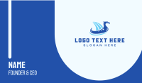 Blue Dragon Boat Business Card Preview