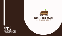 Organic Coffee Wagon Business Card Image Preview