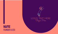 Corsage Nail Salon Beauty Business Card Image Preview