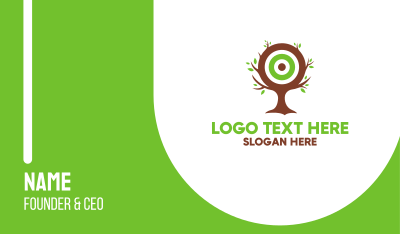 Tree Target Business Card