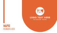 Pet Cat Lover Business Card Preview