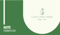 Green Pear Business Card Design