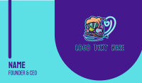 Graffiti Ski Drawing Business Card Image Preview