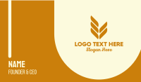 Brown Wheat Farm Business Card Image Preview