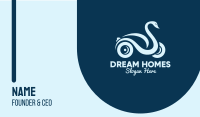 Swan Automobile Ride Business Card Design