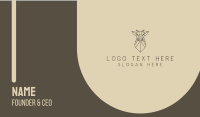 Geometric Minimal Animal Business Card Preview