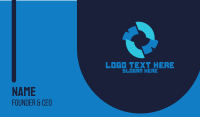 Modern Application Software Business Card Image Preview
