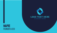 Modern Application Software Business Card Image Preview