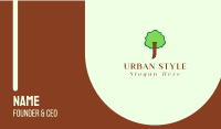 Tree Letter J Business Card Image Preview