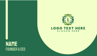 Organic Lettermark Business Card Image Preview