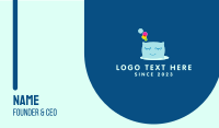 Sleeping Pillow Mascot Business Card Image Preview