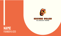 Orange Urban Letter G  Business Card Image Preview