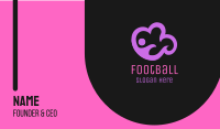 Purple Pink Cloud Person Business Card Image Preview