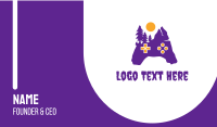 Purple Creepy Controller Business Card Image Preview