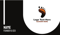 Coffee Foot Print Business Card Image Preview