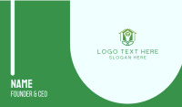Green Yoga House Business Card Image Preview