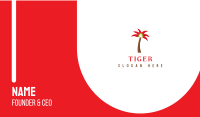 Chili Palm Tree Business Card Image Preview
