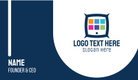 Pillow App TV Business Card Image Preview