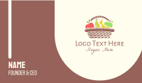 Healthy Fruit Basket Business Card Image Preview
