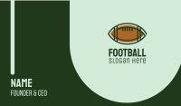 American Football Training Business Card Image Preview