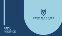 Wild Blue Fox  Business Card Design