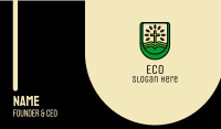Green Eco Church  Business Card Image Preview