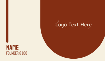 Classic Brand Wordmark Business Card Image Preview