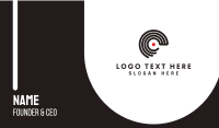 Disc Outline C Business Card Image Preview