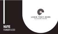 Disc Outline C Business Card Image Preview