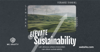 Elevating Sustainability Seminar Facebook Ad Image Preview