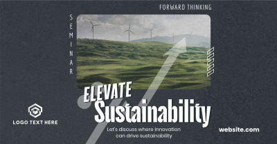 Elevating Sustainability Seminar Facebook ad Image Preview