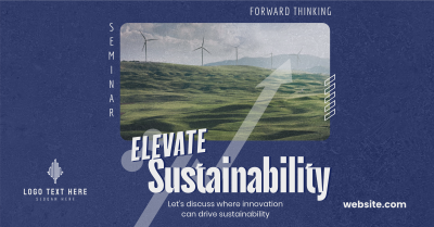 Elevating Sustainability Seminar Facebook ad Image Preview