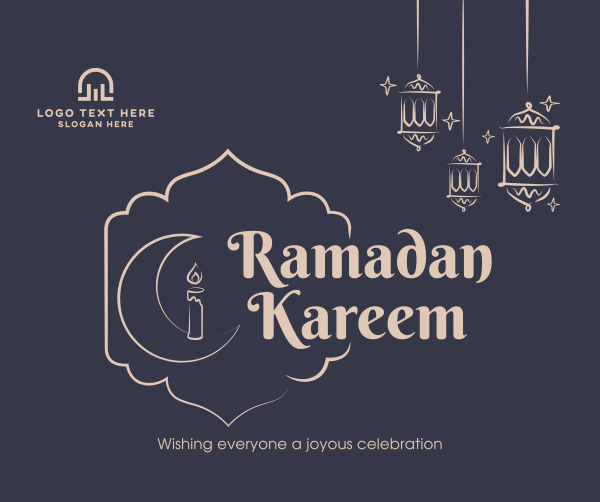 Ramadan Pen Stroke Facebook Post Design Image Preview