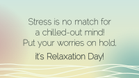 Wavy Relaxation Day Facebook event cover Image Preview