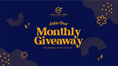 Monthly Giveaway Facebook event cover Image Preview