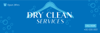 Dry Clean Service Twitter Header Preview