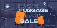 Travel Luggage Sale Twitter post Image Preview