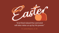 Easter Resurrection Facebook Event Cover Design