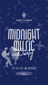 Midnight Music Party Facebook Story Image Preview