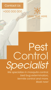 Minimal & Simple Pest Control Instagram Reel Preview