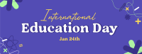 Celebrate Education Day Facebook Cover Image Preview