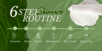 6-Step Skincare Routine Twitter post Image Preview