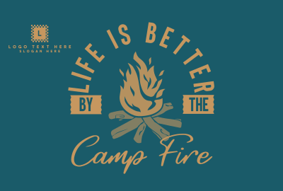 Camp Fire Pinterest board cover Image Preview